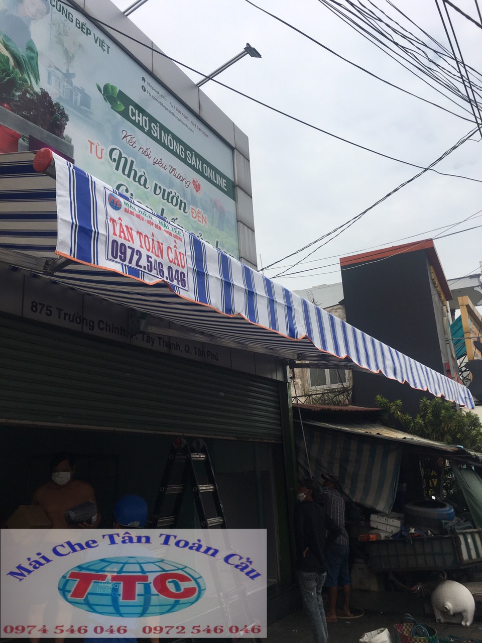 làm mái hiên quận bình thạnh , quận tân bình tphcm